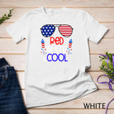 Kids Boys Kids 4th Of July Red White And Cool Sunglasses Girls T-Shirt