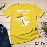 Kids Happy 4th Of July T-Rex Dino Dinosaur Baby Toddler Boys Kids T-Shirt