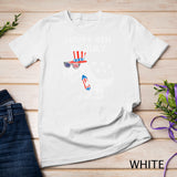 Kids Happy 4th Of July T-Rex Dino Dinosaur Baby Toddler Boys Kids T-Shirt