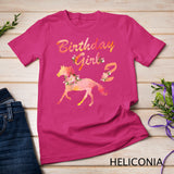 Kids Horse Lover 2nd Birthday For Girls Love Horses 2 Years Old T-Shirt