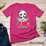 Kids I Am 5 Today Panda Birthday Party Outfit Panda Theme T-Shirt