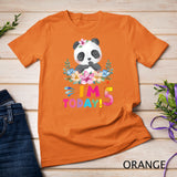 Kids I Am 5 Today Panda Birthday Party Outfit Panda Theme T-Shirt