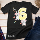 Koala Bear 6th Birthday Girl 6 Year Old Birthday Cute Koalas T-Shirt