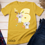 Koala Bear 6th Birthday Girl 6 Year Old Birthday Cute Koalas T-Shirt