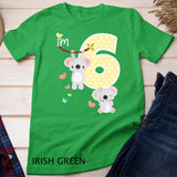 Koala Bear 6th Birthday Girl 6 Year Old Birthday Cute Koalas T-Shirt