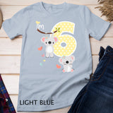 Koala Bear 6th Birthday Girl 6 Year Old Birthday Cute Koalas T-Shirt