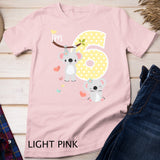 Koala Bear 6th Birthday Girl 6 Year Old Birthday Cute Koalas T-Shirt