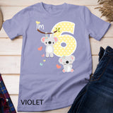 Koala Bear 6th Birthday Girl 6 Year Old Birthday Cute Koalas T-Shirt