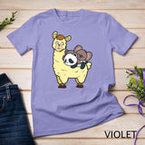 Koala Panda Llama Shirt Men Women Kids Panda Lover Koala T-Shirt