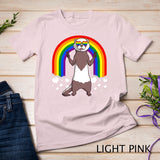 LGBT Ferret Gay Pride Rainbow LGBTQ Cute Gift T-Shirt