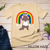 LGBT Ferret Gay Pride Rainbow LGBTQ Cute Gift T-Shirt