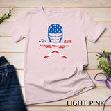 Lacrosse American Flag Lax Helmet Sticks 4th Of July Gifts T-Shirt