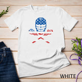 Lacrosse American Flag Lax Helmet Sticks 4th Of July Gifts T-Shirt