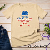 Lacrosse American Flag Lax Helmet Sticks 4th Of July Gifts T-Shirt