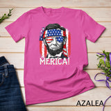 Lincoln 4th of July Boys Kids Men Merica American Flag Gifts T-Shirt