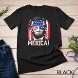 Lincoln 4th of July Boys Kids Men Merica American Flag Gifts T-Shirt