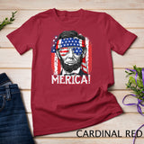 Lincoln 4th of July Boys Kids Men Merica American Flag Gifts T-Shirt