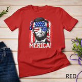 Lincoln 4th of July Boys Kids Men Merica American Flag Gifts T-Shirt