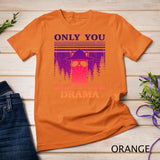 Llama Camping Only You Can Prevent Drama Gifts Men Women T-Shirt