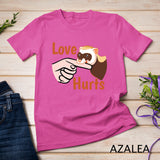 Love Hurts Cute Ferret Biting Finger Pullover Hoodie T-Shirt