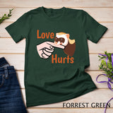 Love Hurts Cute Ferret Biting Finger Pullover Hoodie T-Shirt