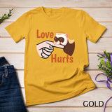 Love Hurts Cute Ferret Biting Finger Pullover Hoodie T-Shirt