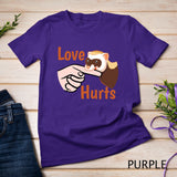 Love Hurts Cute Ferret Biting Finger Pullover Hoodie T-Shirt