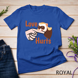 Love Hurts Cute Ferret Biting Finger Pullover Hoodie T-Shirt