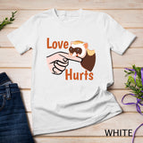 Love Hurts Cute Ferret Biting Finger Pullover Hoodie T-Shirt