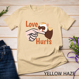 Love Hurts Cute Ferret Biting Finger Pullover Hoodie T-Shirt