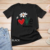 Love Nana Life Bird Floral Mother Day Gifts For Mom Women T-Shirt