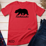 Makwa Anishinaabe Ojibwe Language Chippewa Bear T-Shirt