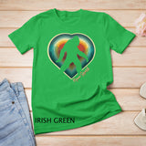 Mama Squatch - Retro Heart, Bigfoot Mama Cryptid Mother Day T-Shirt