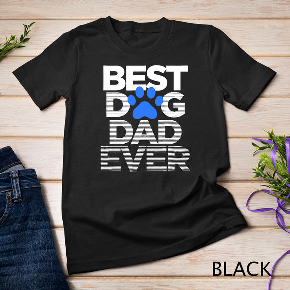 Men's Best Dog Dad Ever T-Shirt Husband Father's Day Gifts