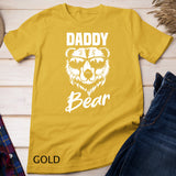 Mens Daddy Bear Wearing Cool Sunglasses Fathers Day Gift T-Shirt