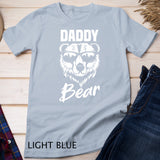 Mens Daddy Bear Wearing Cool Sunglasses Fathers Day Gift T-Shirt