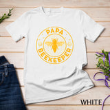 Mens Papa Beekeeper, Bee Whisperer Distressed Retro Style T-shirt