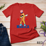 Merica Funny Dabbing Hot Dog 4th Of July Party Patriotic Kid T-Shirt