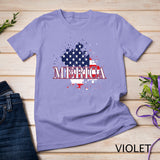 Merica Outfit For Men And Women 4th Of July American Flag T-Shirt