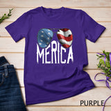 Merica Sunglasses 4th of July Boys Girls Men Women USA Flag T-Shirt