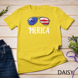 Merica Sunglasses 4th of July T shirt Kids Boys Girls Men US T-Shirt