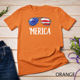 Merica Sunglasses 4th of July T shirt Kids Boys Girls Men US T-Shirt