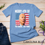 Merry 4th Of You Know...The Thing Happy 4th Of July Memorial Tank Top T-Shirt