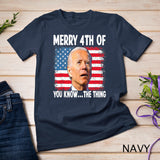 Merry 4th Of You Know...The Thing Happy 4th Of July Memorial Tank Top T-Shirt