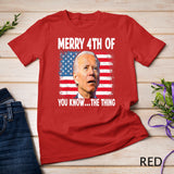 Merry 4th Of You Know...The Thing Happy 4th Of July Memorial Tank Top T-Shirt