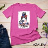 Messy Bun Patriotic shirt - All American Mama 4th Of July T-Shirt