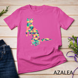 Mink Abstract Color Summer Weasel Otter Lover Girl Gift T-Shirt