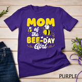 Mom Of The Bee Day Girl Hive Party Matching Birthday Sweet T-Shirt