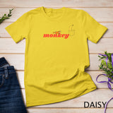 Monkey Climbs A Tshirt To Get Bananas Cute Fruit Lover T-Shirt