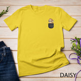 Monkey In Pocket Funny Animal Lover Gift T-Shirt